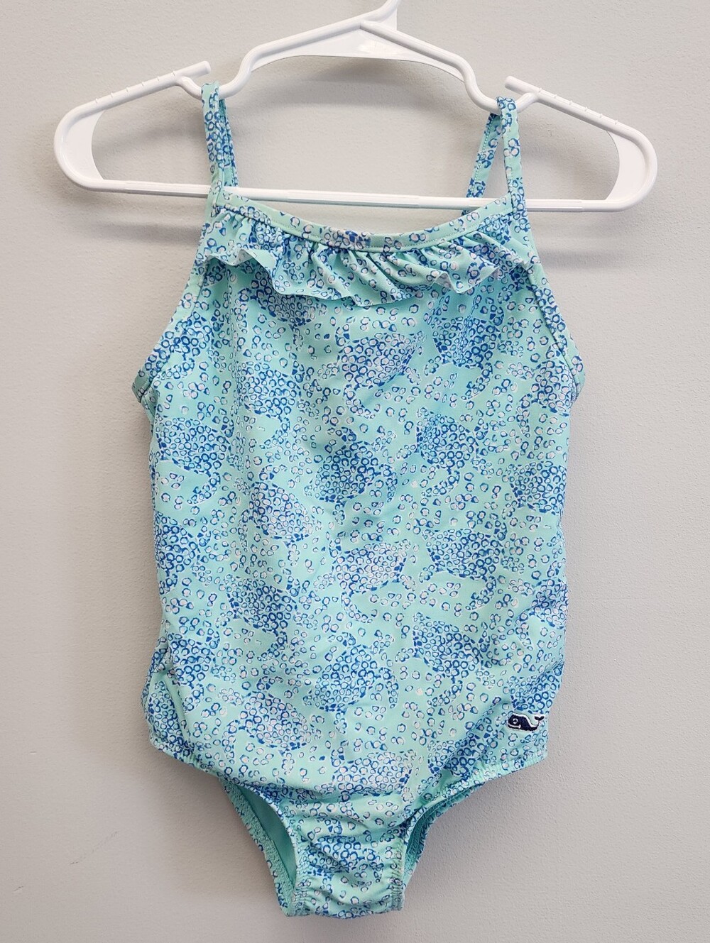 Vineyard Vines Girls Whale Print One Piece Swimsuit 18-24M